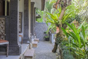 Blick auf den Garten