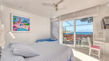 Habitación doble superior, bañera de hidromasaje, vistas al mar | Caja fuerte, escritorio, wifi gratis