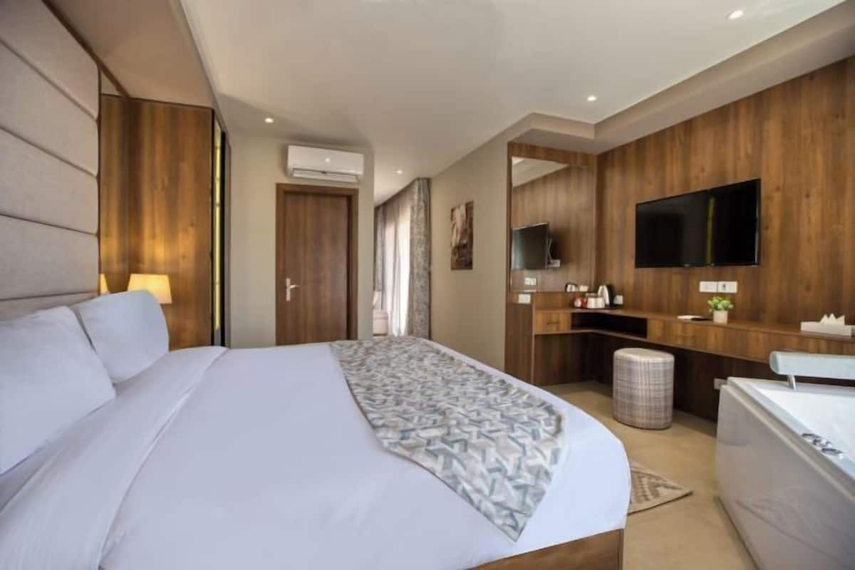 Minibar, soundproofing, iron/ironing board (on request)