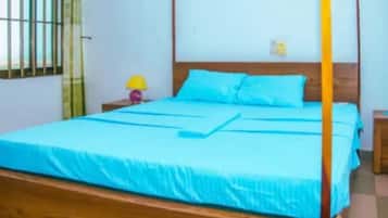 2 slaapkamers, een strijkplank/strijkijzer, wifi, beddengoed