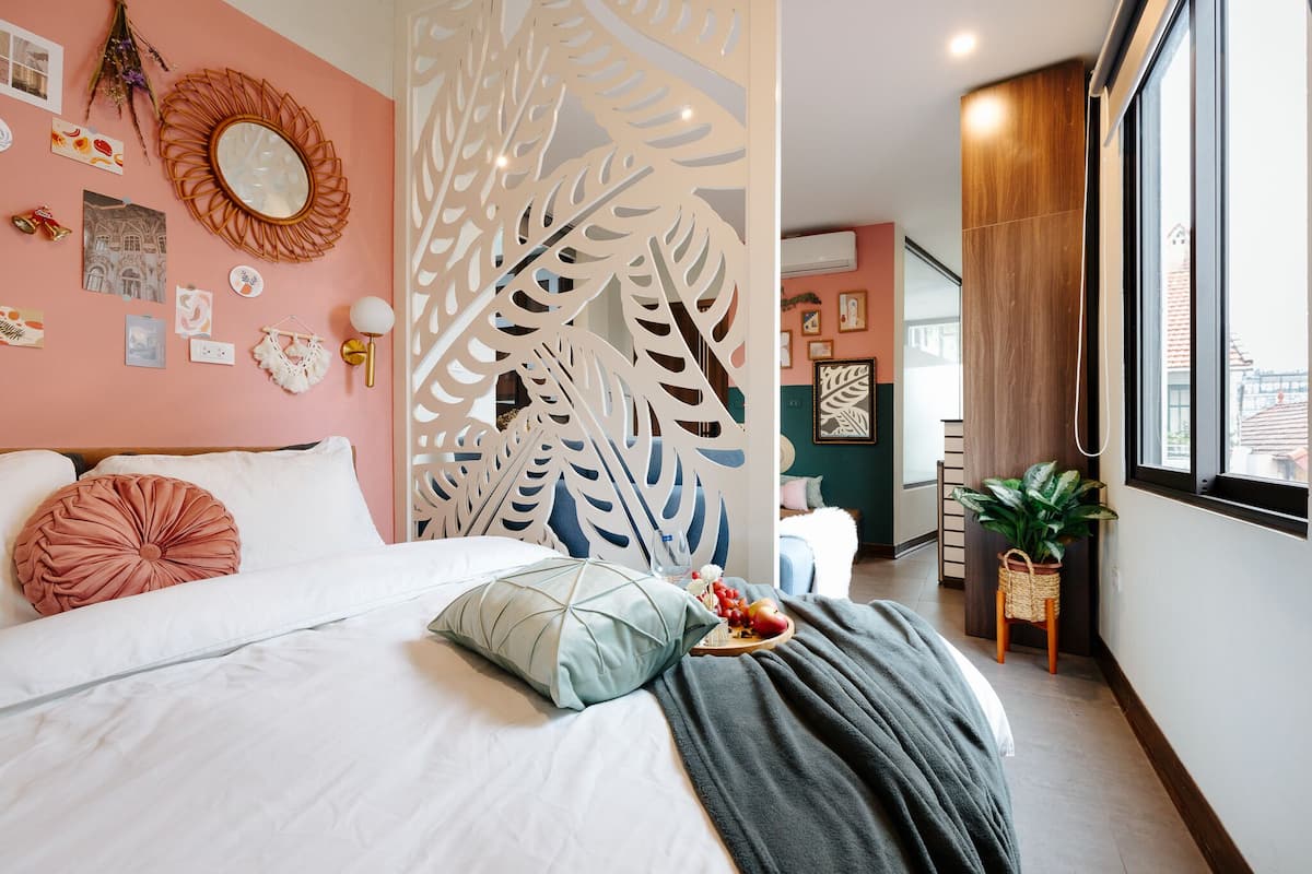 Estudio estándar | 1 habitación, tabla de planchar con plancha, wifi gratis y ropa de cama