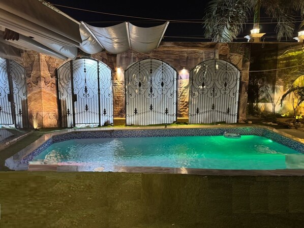 Indoor pool, outdoor pool