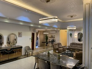 Lobby - 5 bedrooms modern Trio villa  coverable warm private pool sheik zayed compound (6th of october)