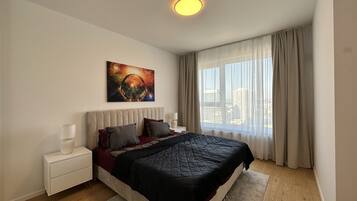 1 dormitori, un bressol de viatge, wifi i roba de llit