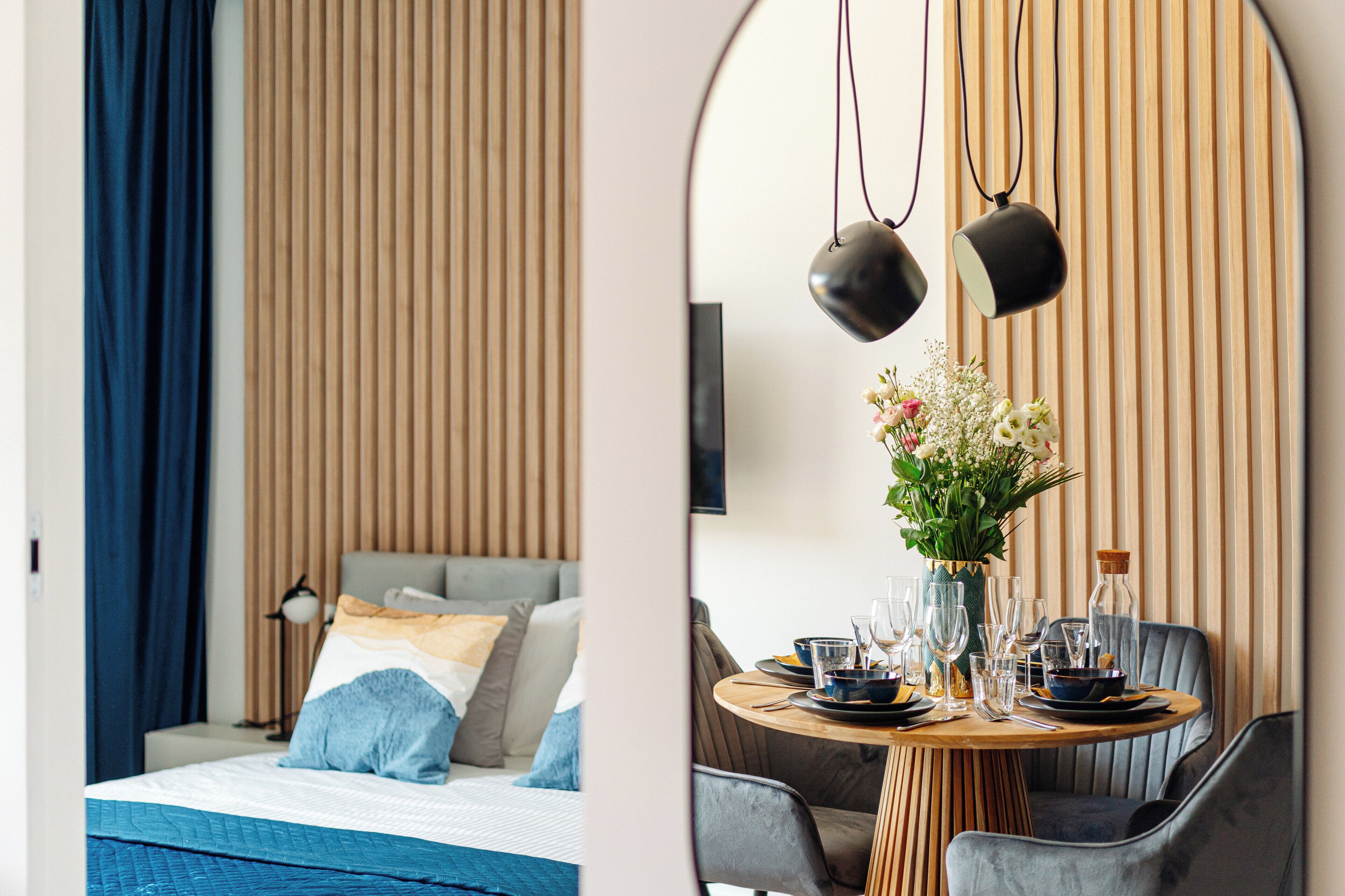 Deluxe-Apartment | Wohnbereich | Smart-TV