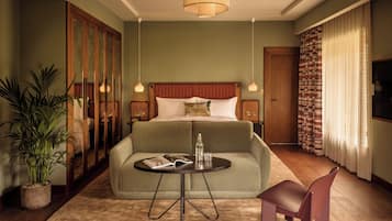 1 slaapkamer, lakens van Egyptisch katoen, luxe beddengoed, een minibar