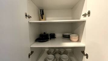 Fridge, oven, dishwasher, electric kettle