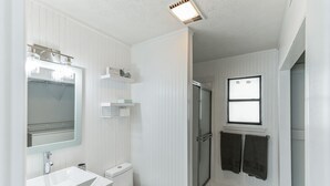 Studio, 1 King Bed, Hot Tub | Bathroom - Seabreeze Suites Unit C (Panama City Beach)