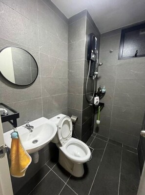 Bathroom - Modern Design with Smart TV (Kuala Lumpur)