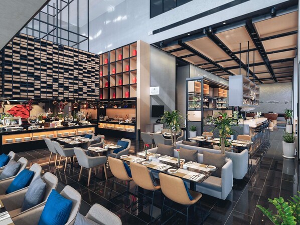 Buffet déjeuner servi tous les jours en supplément