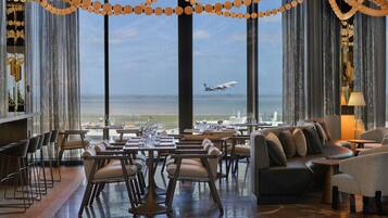 Breakfast, lunch, dinner served; local and international cuisine