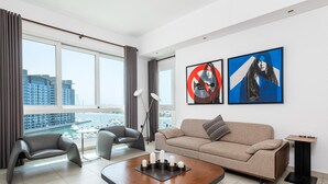 Apartment | Living area - Palm Jumeirah Marina Residence 3 Bedroom (Dubai)