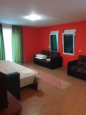 Appartement exécutif | 2 chambres, draps en coton égyptien, literie de qualité
