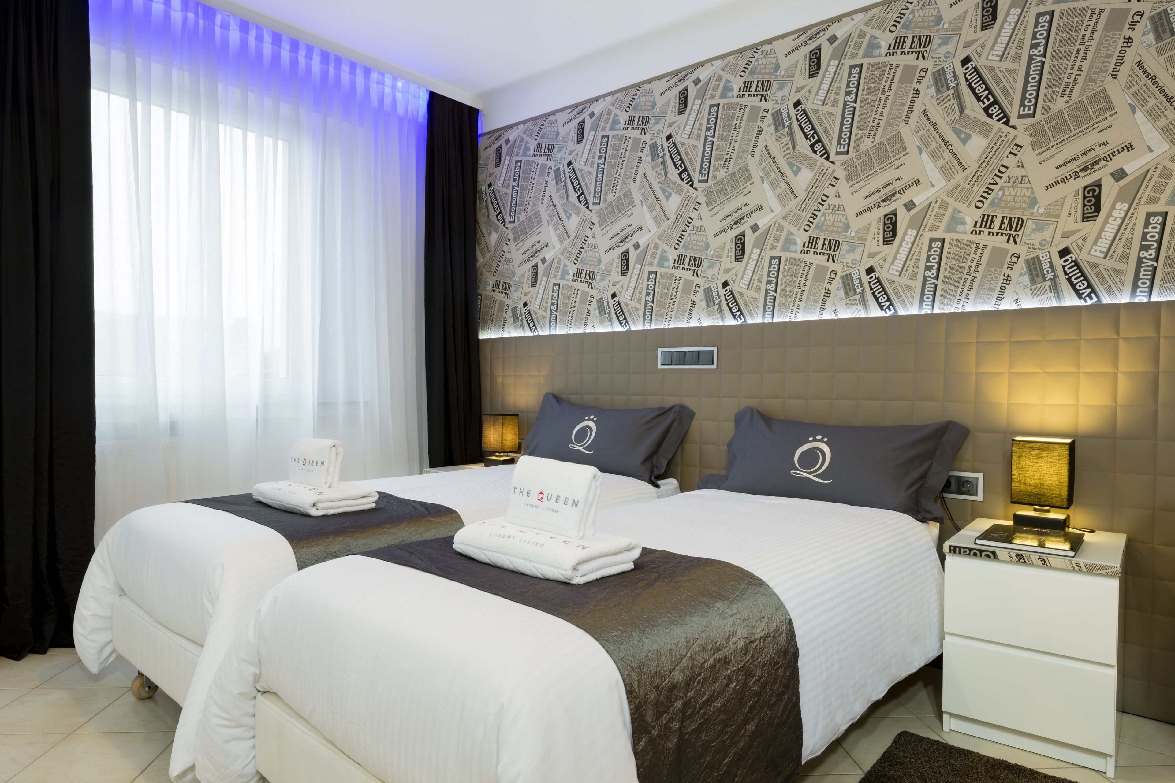 Apartemen Deluks | Meja kerja, setrika/meja setrika, dan Wi-Fi gratis