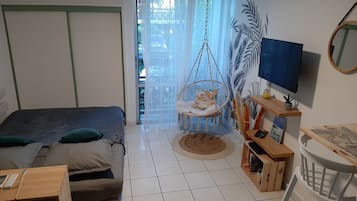 1 Schlafzimmer, Bügeleisen/Bügelbrett, kostenloses WLAN, Bettwäsche
