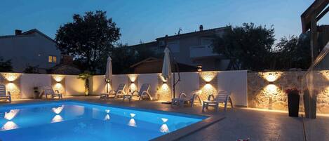 Una piscina climatizada