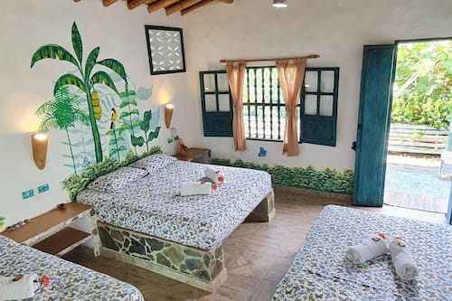 Cabin, Sea Facing (Arahuaco) | Premium bedding, laptop workspace, free WiFi, bed sheets