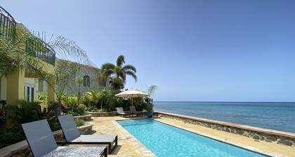 Villa 1 at Casa Aguas Azules - 2-Bedroom Beachfront Villa with Pool