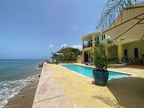 Outdoor pool - Aguas Azules Mansion on Corcega BEACH with POOL (Calvache)