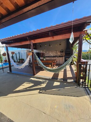 BBQ/picnic Area - Pousada Luz de Candeia (São João Batista do Glória)