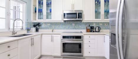 Microwave, oven, stovetop