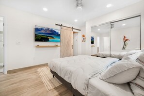 2 chambres, fer et planche à repasser, lit parapluie, Wi-Fi gratuit
