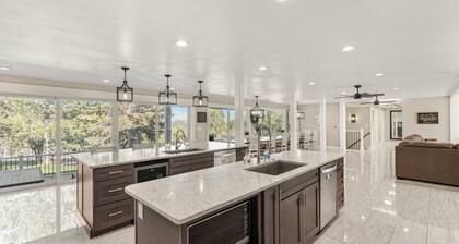 Large luxury home with a pool, playground & a view!