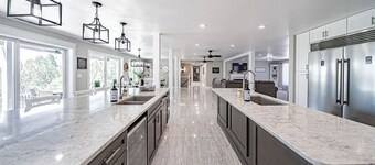 Large luxury home with a pool, playground & a view!