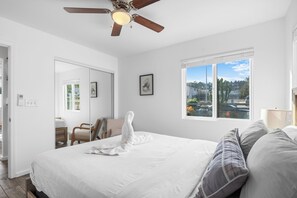2 bedrooms, iron/ironing board, travel crib, WiFi