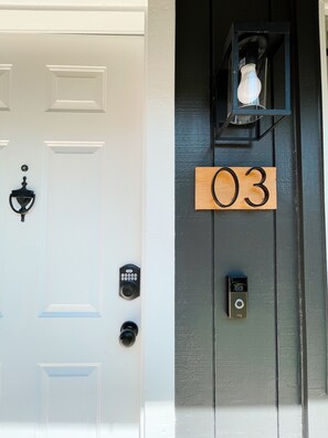 Exterior detail - Cozy Boho Inspired Duplex - with 4 person HOTUB! (Vancouver)