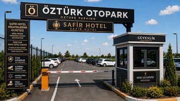 Free self parking, free valet parking