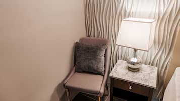 Egyptian cotton sheets, premium bedding, down duvets, pillow-top beds