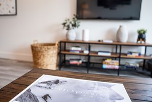 Condo | Living area | 40-inch flat-screen TV with digital channels - Revylation by Revelstoke Vacations (Revelstoke)