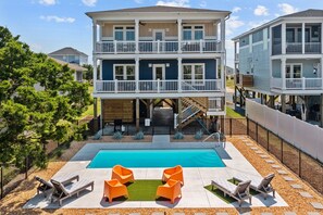 Pool - Brand New Construction with Private Pool, Elevator & Marsh Views (Oak Island)