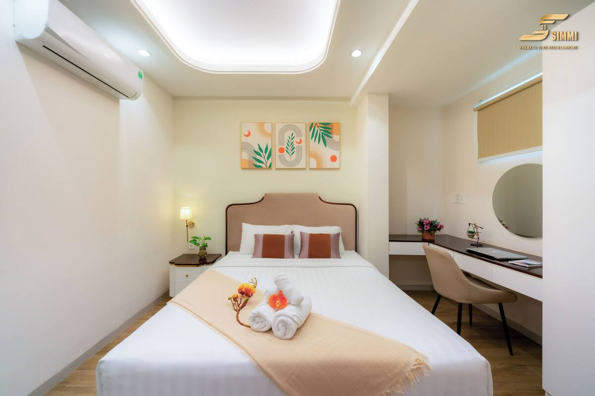 Apartamento, 1 quarto | Roupas de cama antialérgicas, frigobar, escrivaninha