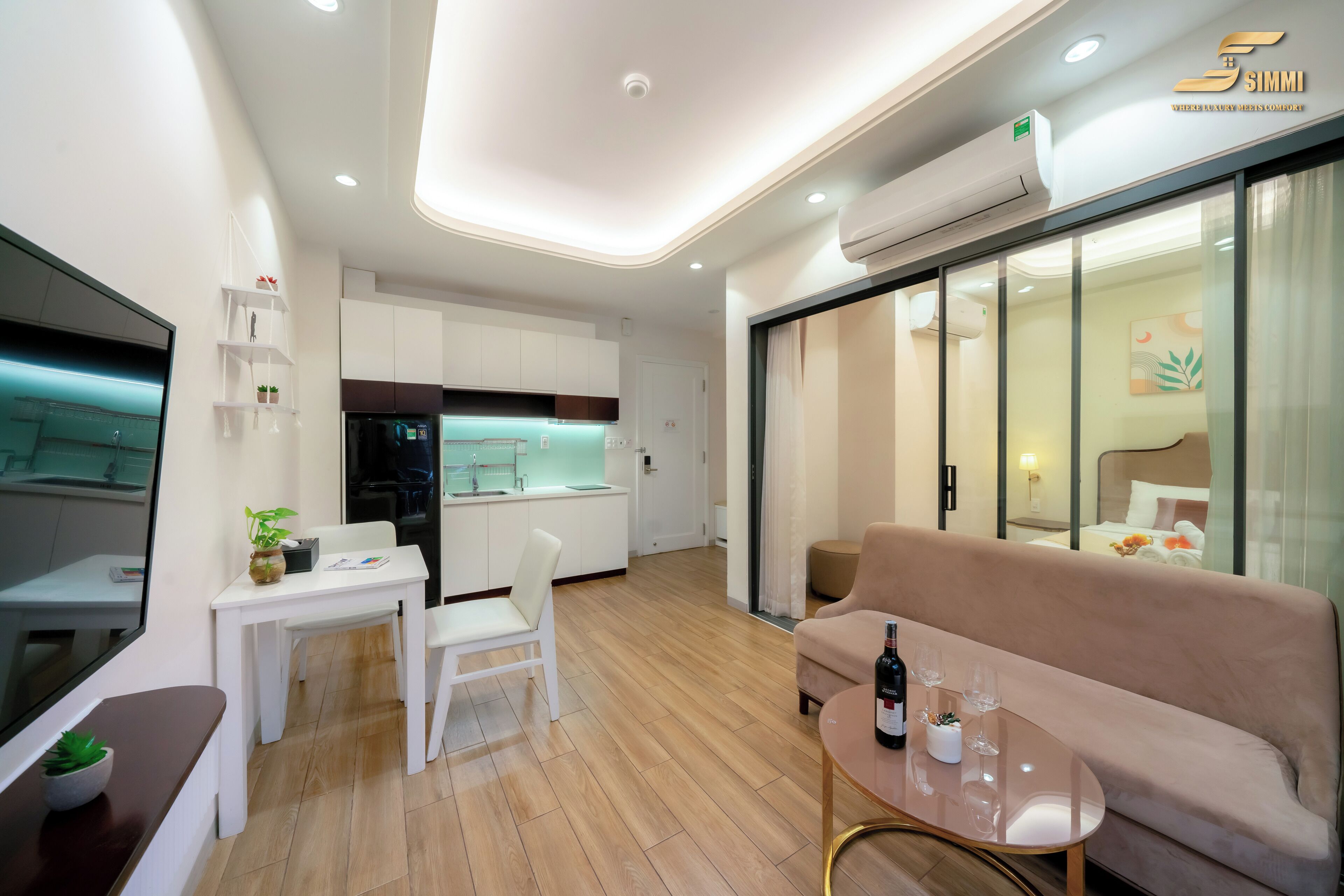 Apartment, 1 Bedroom | Living area | 32-inch LCD TV with digital channels