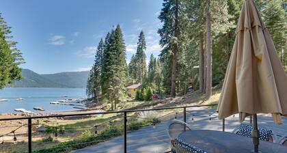 Westwood Lakefront Cabin w/ Hot Tub & Boat Dock!