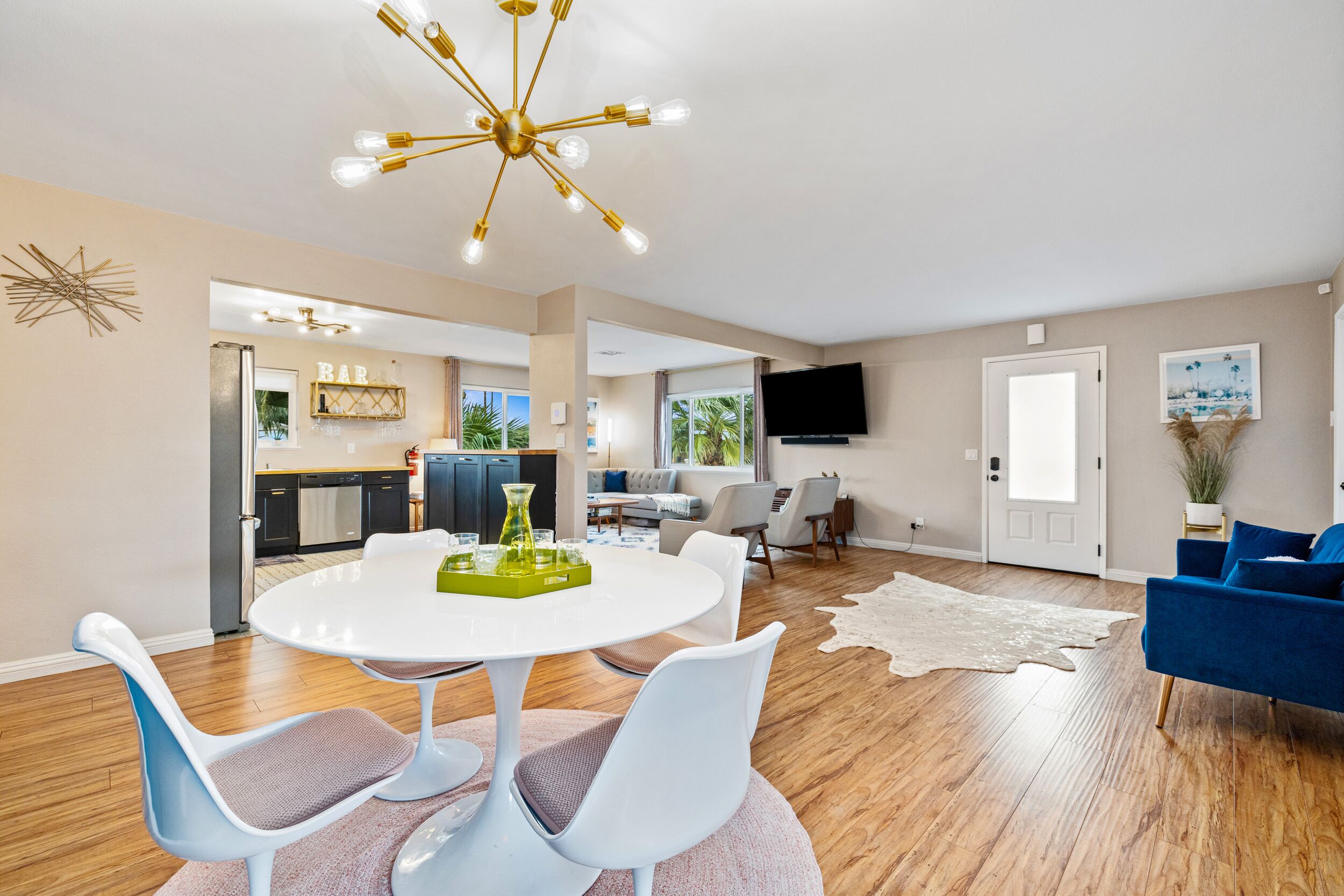 House | Living area | 60-inch LED TV with digital channels