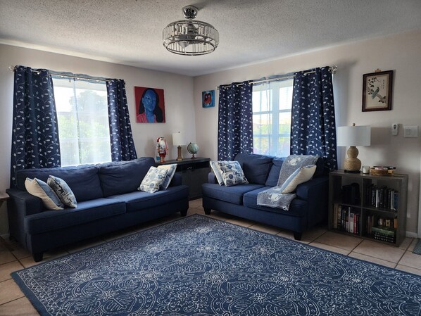 Smart TV, books, video library