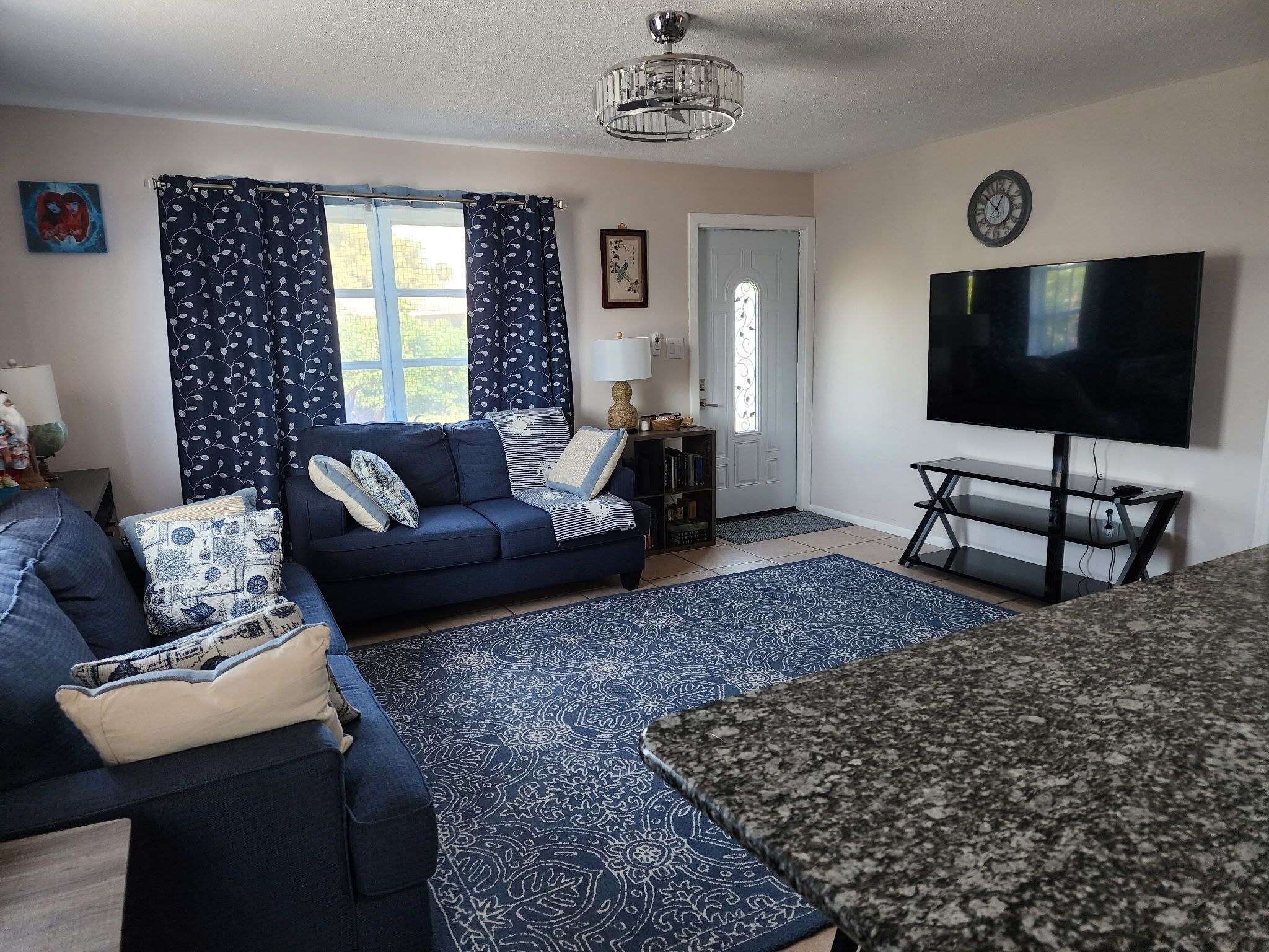Smart TV, books, video library