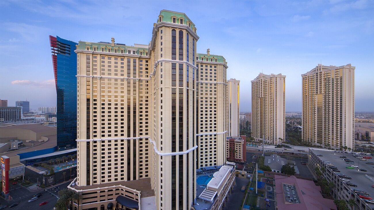 Great location and great view of the strip! 