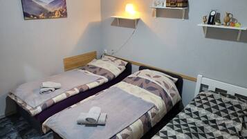 1 bedroom, iron/ironing board, free WiFi, bed sheets