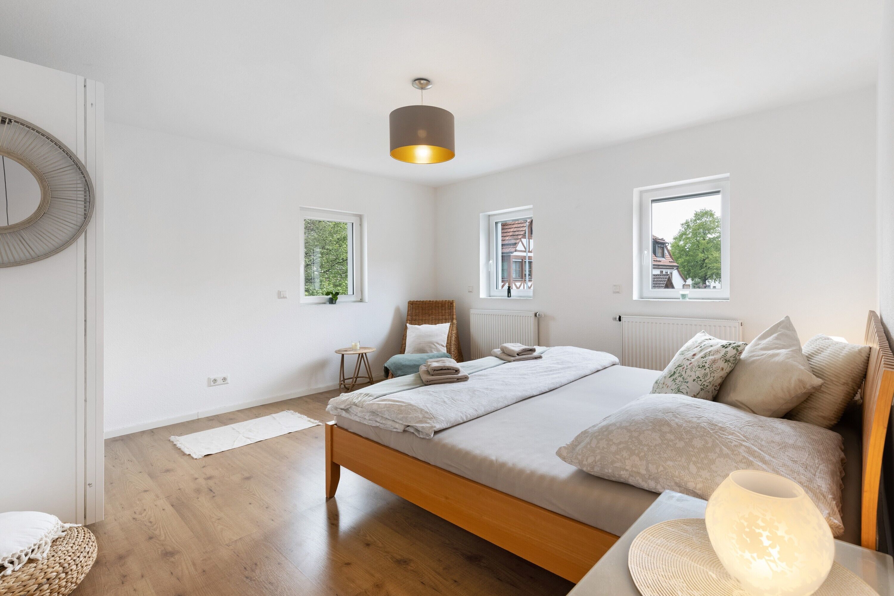 2 bedrooms, iron/ironing board, free WiFi, bed sheets