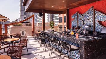 Poolside bar