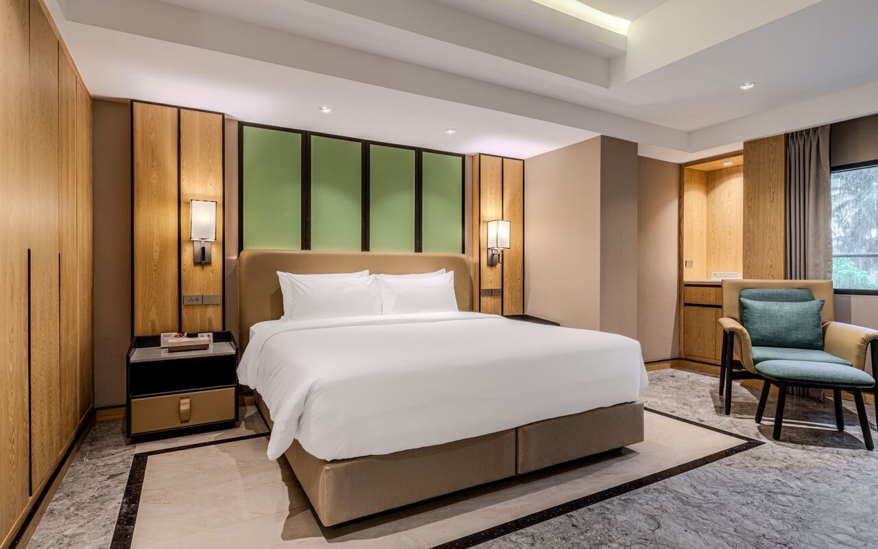 Premier-rum - 1 sovrum - hörn | Minibar, värdeförvaringsskåp på rummet, ljudisolering och gratis wi-fi