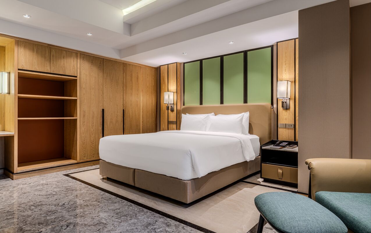 Premier-rum - 1 sovrum | Minibar, värdeförvaringsskåp på rummet, ljudisolering och gratis wi-fi