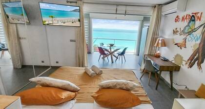 Luxury Suite Sea View located in the heart of Grand Case Residence Bleu Marine