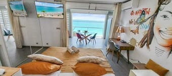 Luxury Suite Sea View located in the heart of Grand Case Residence Bleu Marine