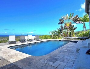 Una piscina riscaldata