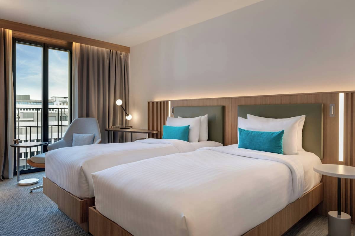 Room, 2 Twin Beds, City View | Premium bedding, minibar, in-room safe, individually furnished